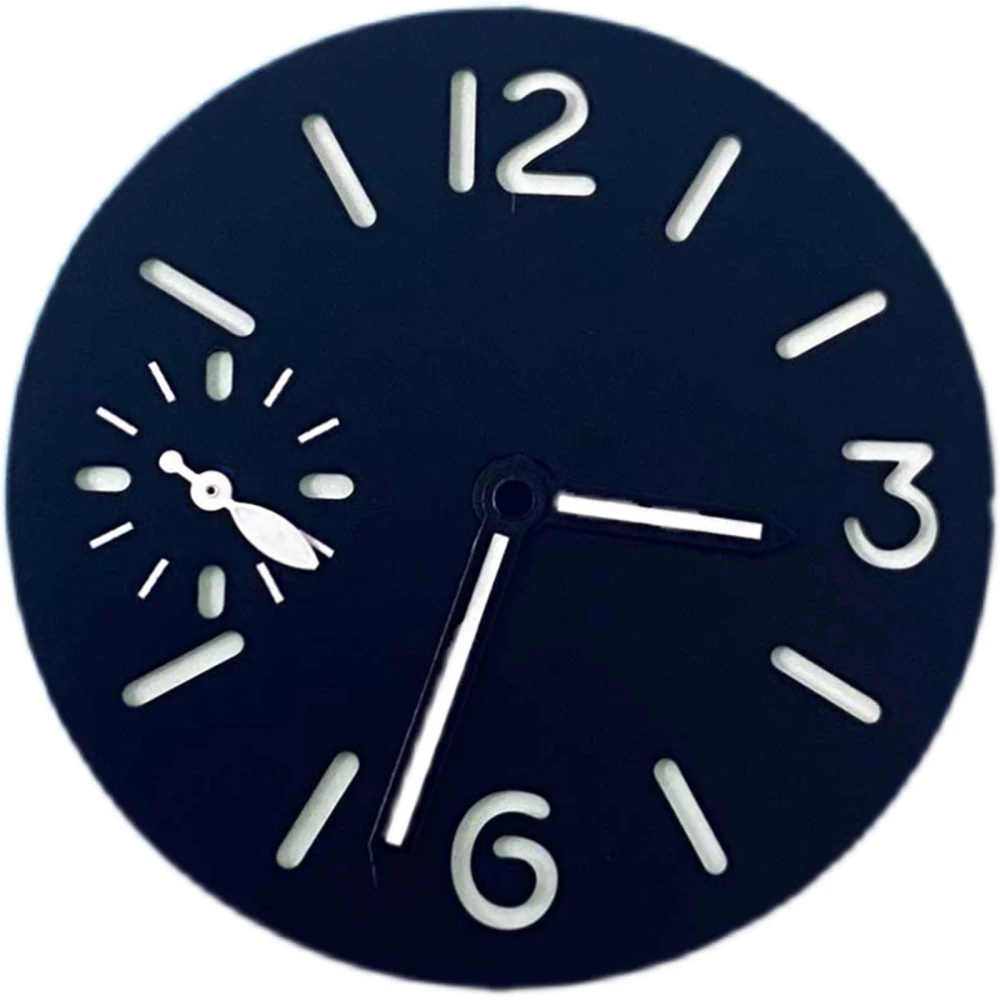 Циферблат + указатели зеленого цвета для часов ETA6497/ST3600 34 5 мм