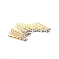 hot sale 100pcspackage p75 h2 nine tooth plum blossom head spring test probe diameter 1 02mm pcb test pin