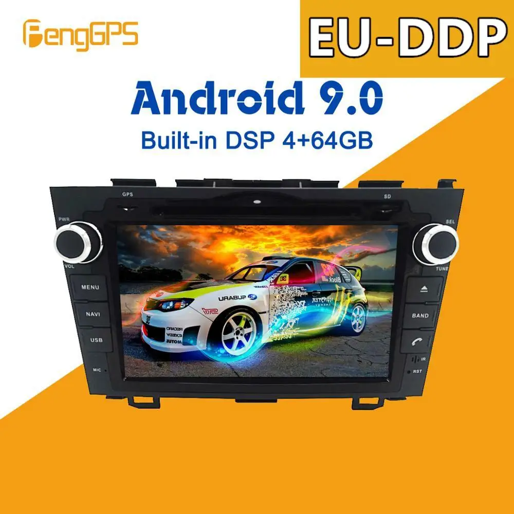 

Для Honda CRV CR-V 2006-2011 Android 9,0 px5 DSP Автомобильный мультимедийный DVD-плеер GPS радио GPS-навигация стерео видео головное устройство