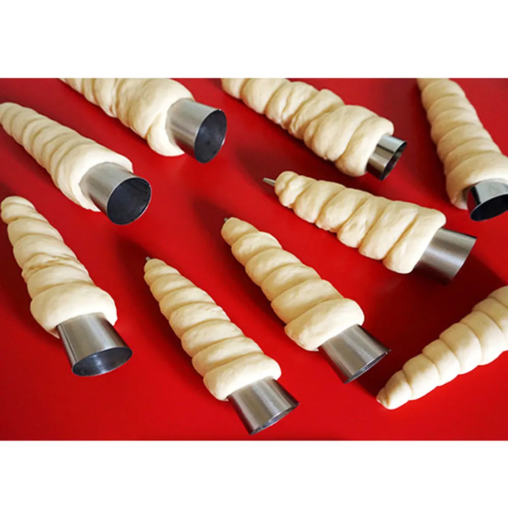 2 шт. нержавеющая сталь антипригарная труба хлеб Датская трубка Кондитерская