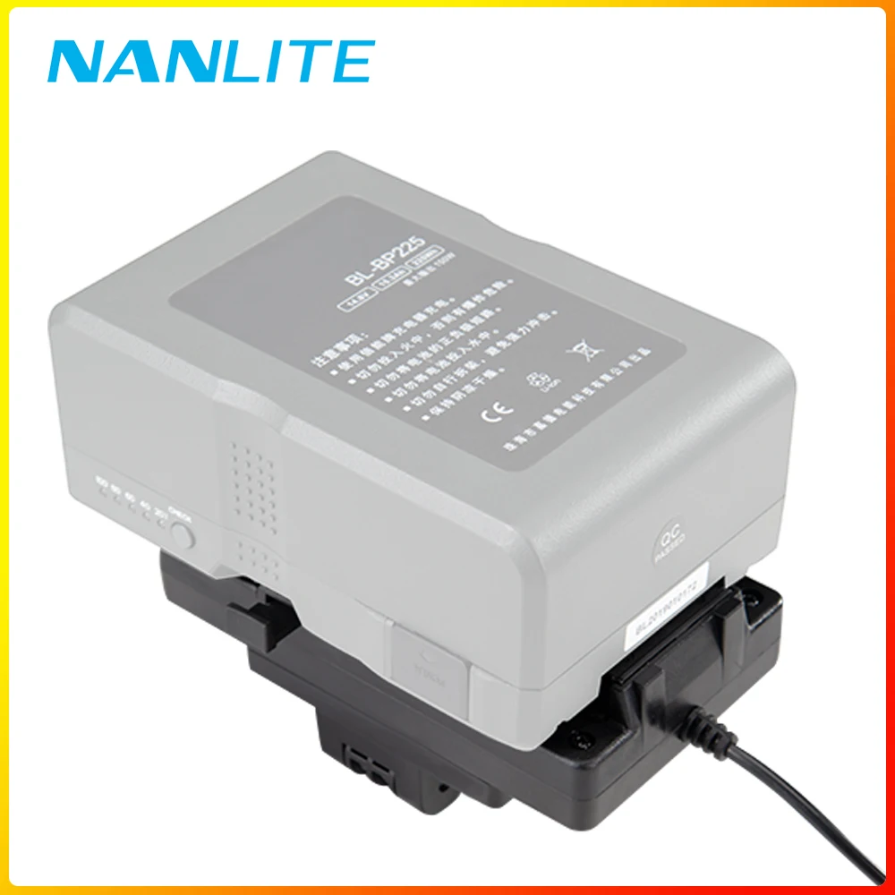 Аккумуляторная батарея Nanlite NanGuang с V образным креплением разъем постоянного тока
