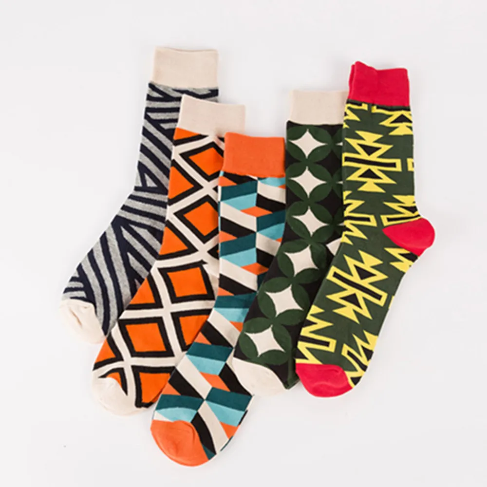 ORLVS счастливые носки унисекс осень зима длинные носки Мужская calcetines skarpetki meia calcetines hombre divertido хлопковые носки#4