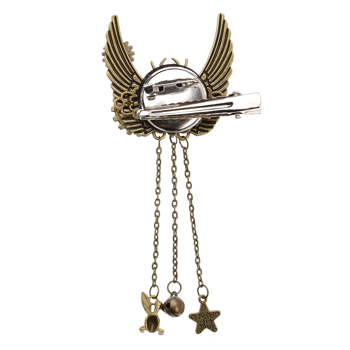 Женская Брошь в виде крыльев Винтажная брошь стиле стимпанк|Зажимы для одежды| |