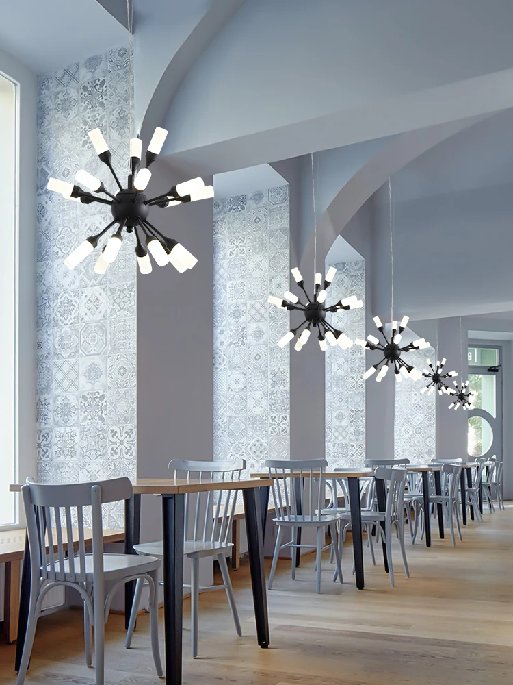 Modern Led Lamp Design Chandelier CeilingLiving Black Room Bedroom Dining Light Fixtures Decor Home Lighting Lights | Лампы и