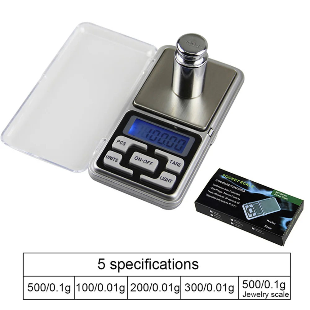 Цифровые Мини весы 100/200/300/500 г 0 01/0 1 г|Весы| |