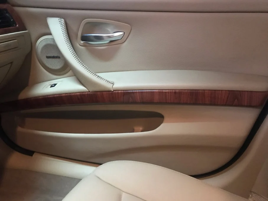 High Glossy Wood Grain Textured Vinyl Sticker Decal Roll Car Interior DIY Film Wrap Automobiles Waterproof Vinyl 7 Sizes Choice
