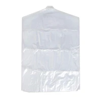 dry cleaner bags 50 pack dustproof dry cleaning bags for luggage dresses linens storage or travel 59 x 23 6 inches