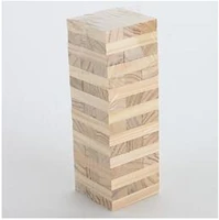 wooden stacking tumbling tower game like kids family traditional board new mis