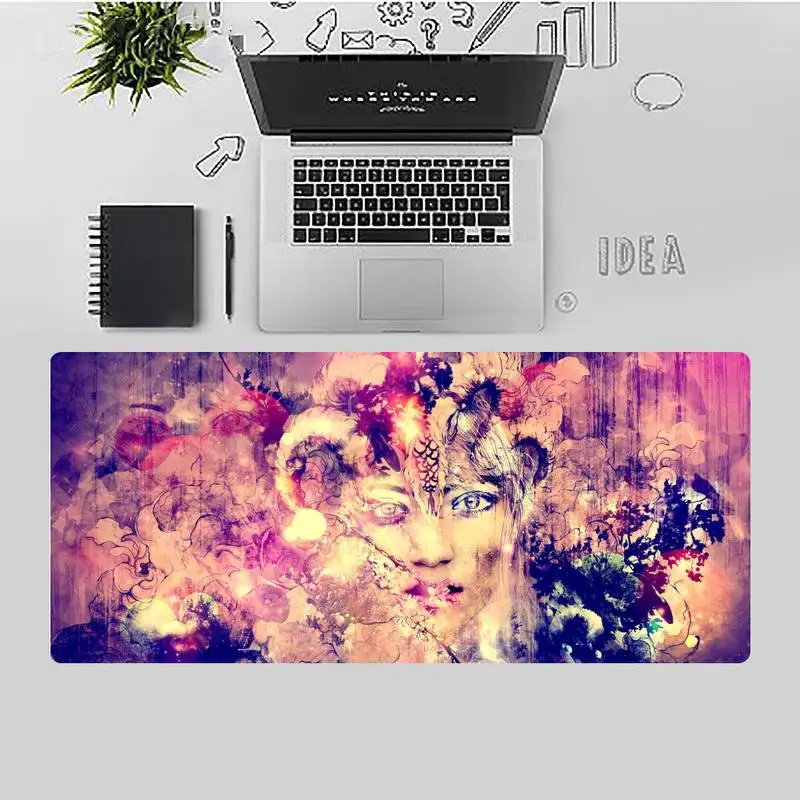 

Abstract art Colorful Laptop Computer Mousepad Desk Table Game Office Work gamer Large Mouse pad Mats Non-slip Laptop Cushion