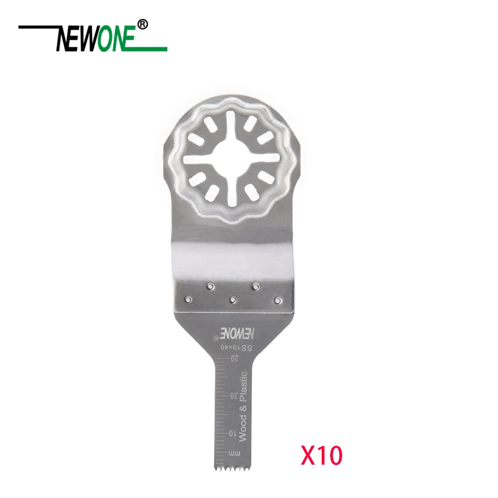 NEWONE Starlock 10 мм/20 мм/32 мм пилы из нержавеющей стали подходят мощные Осциллирующие инструменты многофункциональный инструмент для резки дерева - Цвет: 10mm 10PCS