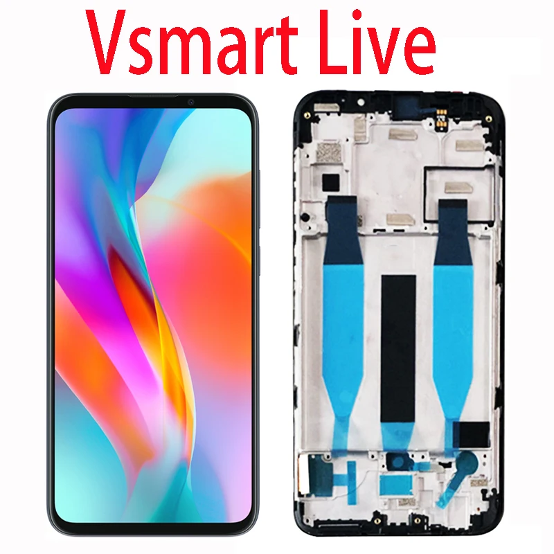 Vsmart-pantalla LCD Super AMOLED de 6,2 pulgadas, digitalizador de Panel t&aacute;ctil, Original-0