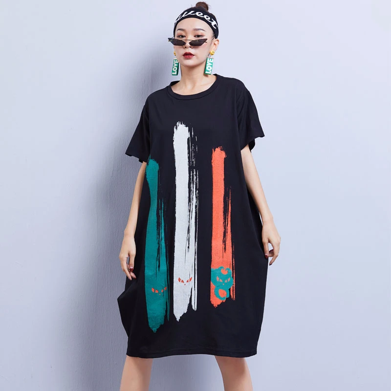 Max LuLu 2020 летнее корейское модное дизайнерское женское платье с принтом