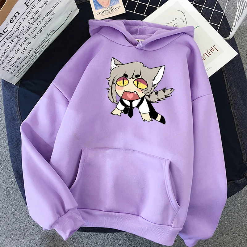 

New Arrival Harajuku bungou stray dogs Hoodies Printing cute Anime student casual basic Pullover Sweatshirt Hip Hop Streetwear