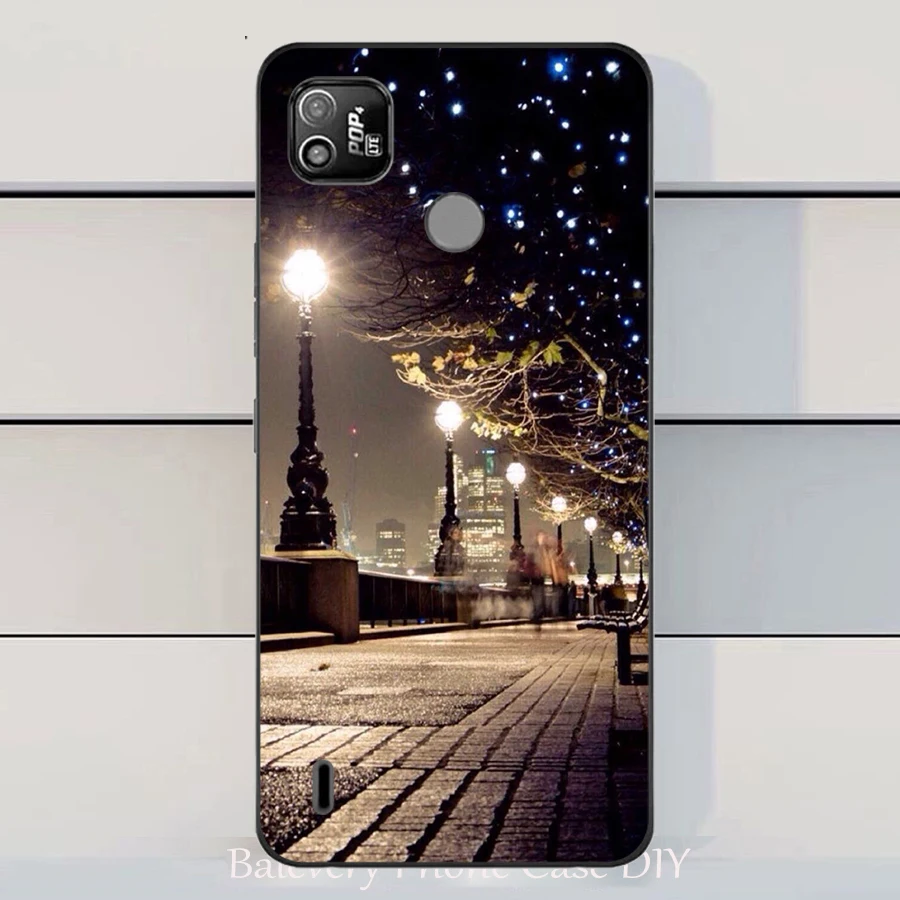 Силиконовый чехол для Tecno Pop 4 Pro