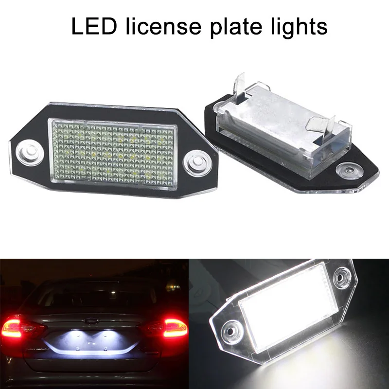 2 шт. безотказные 18LED лампы номерного знака для Ford Mondeo MK3 2000 2007 V Best|Сигнальная