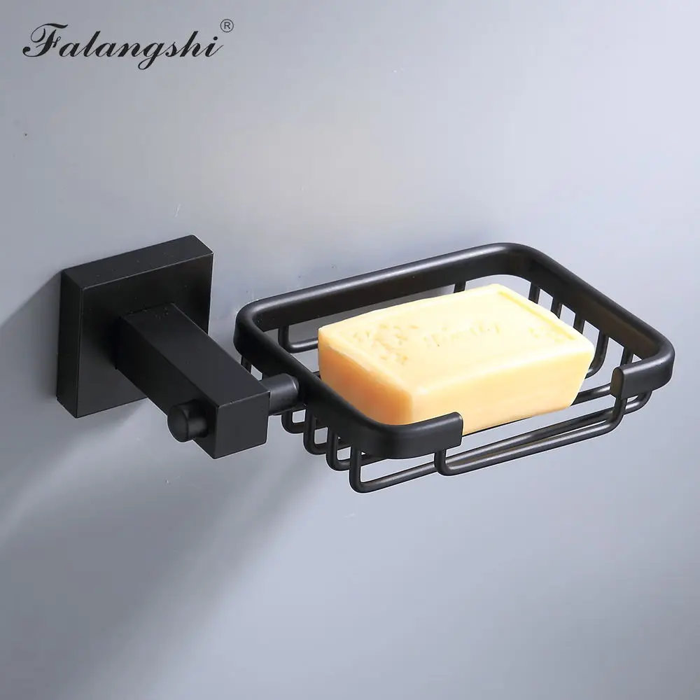 aluminum bathroom accessories black towel rack towel ring hair dryer holder wall mounted toilet paper holder soap basket wb8813 free global shipping