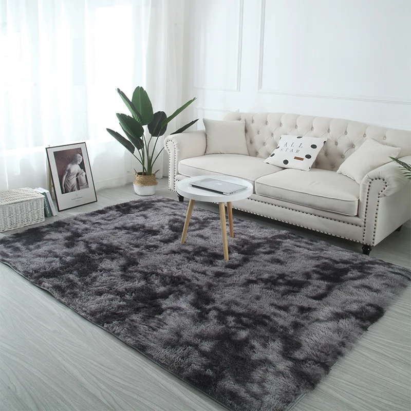 Thick Carpet for Living Room Plush Rug Children Bed Fluffy Floor Carpets Window Bedside Home Decor Rugs Soft Velvet Mat | Дом и сад