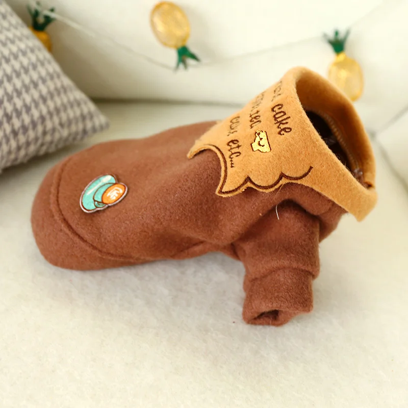 PETCIECLE одежда для домашних животных плюшевый Померанский Бишон собака осень зима