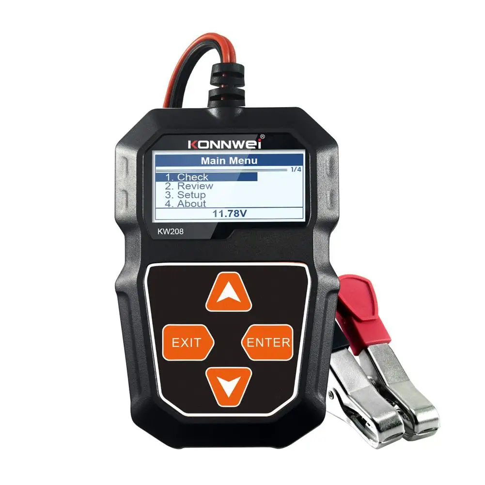 kw208 car battery resistance tester digital 12v automotive diagnostic scanner charging system test analyzer car inspection tool free global shipping