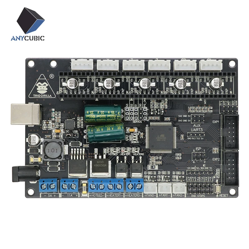 ANYCUBIC 3D принтеры материнская плата TriGorilla совместима Mega2560 & RAMPS1.4 4 слойные PCB