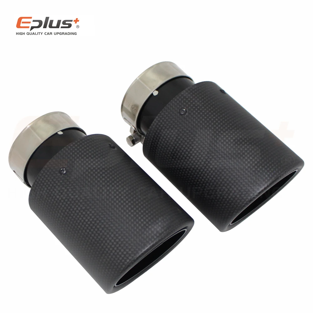 Автомобильный матовый глушитель из углеродного волокна выхлопная система