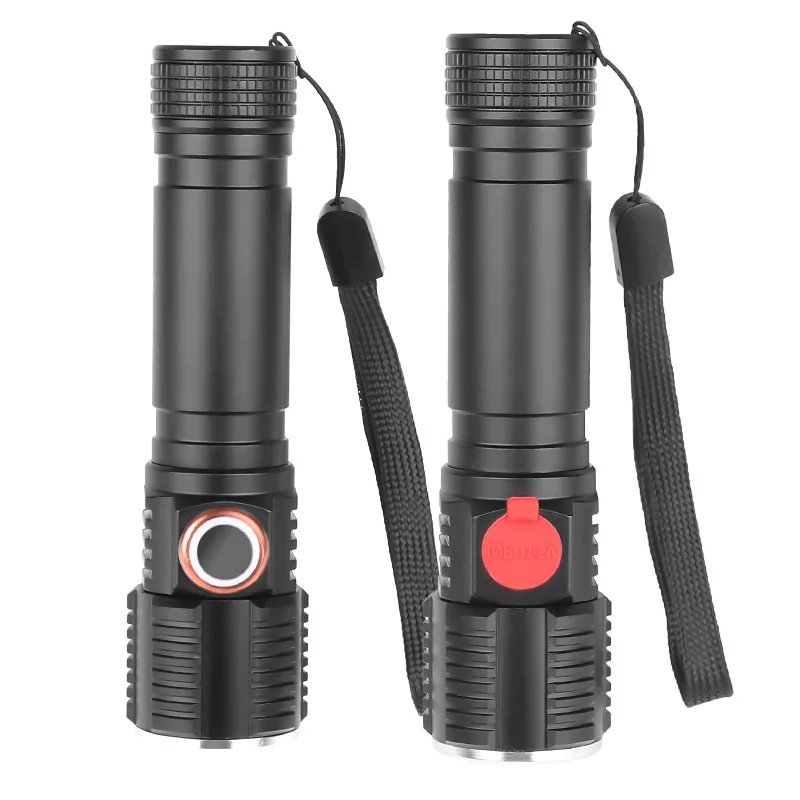 Суперъяркий светодиодный фонарик 18650 лм сенсорный переключатель перезаряжаемый