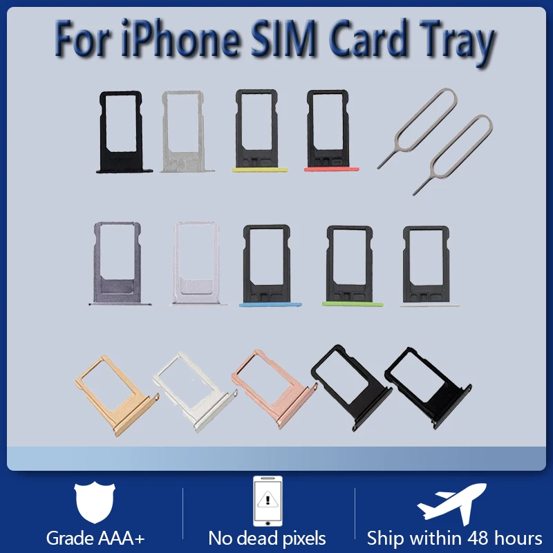 

Новинка лоток для Sim-карт Nano слот для лотка для iphone 6 6G 6 Plus запасная часть держатель для SIM-карты адаптер гнездо черный белый