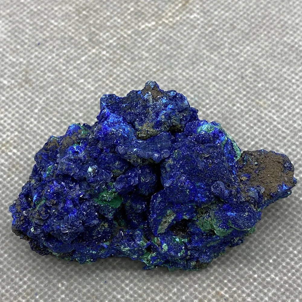 

Natural azurite mineral cristal espÃ©cime da provÃ­ncia de anhui, china