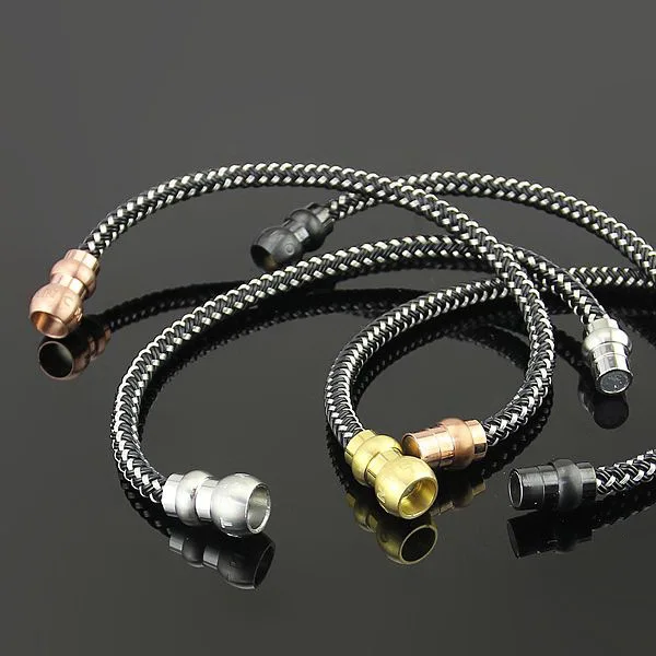 

Hot Selling Cable-Wire Chian Magnetic Clasp Bracelet Mont Design Bracelet