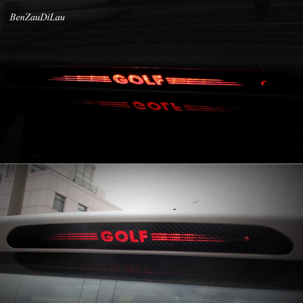 Автомобильные наклейки из углеродного волокна декоративный светильник с