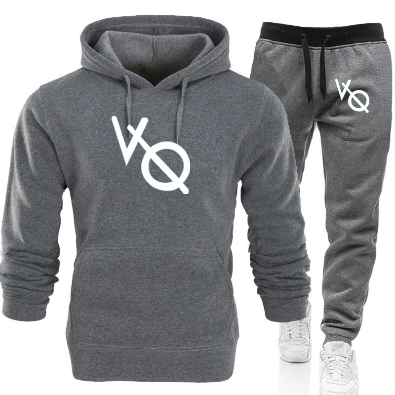 

New Mens Tracksuits 2021 Men Sets Sweatshirt+sweatpants Tracksuit Zipper Stand Collar Sports Suit Jogging Fitness Men Clothing