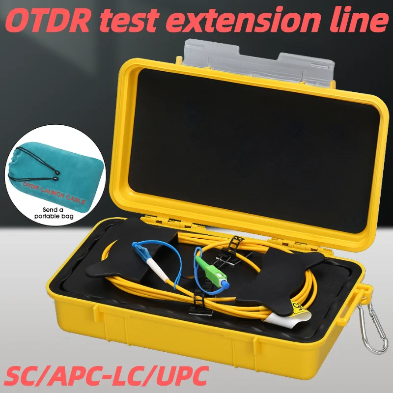 SC/APC-LC/UPC OTDR оптический волоконный кабель удлинитель OTDR Запуск кабель мертвых зон волоконное кольцо один режим 500 м 1 км 2 км