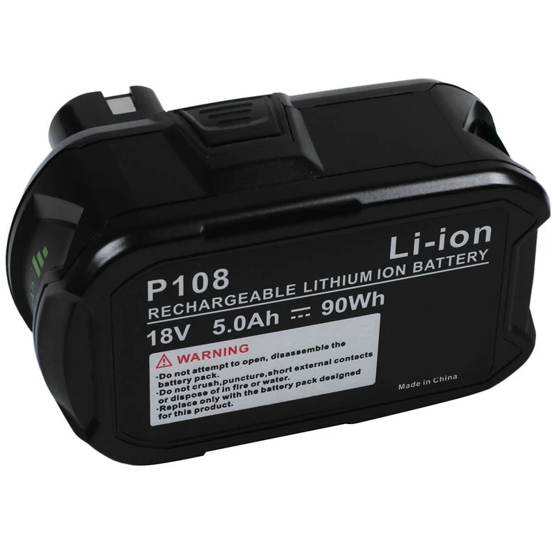 Новинка 18 в 5000 мАч литий ионный аккумулятор для Ryobi P108 Rb18L40 аккумуляторная батарея