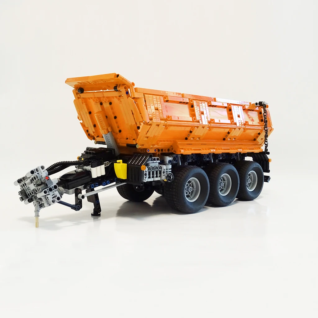 

high-tech building block trailer MOC-8830 is suitable for 42054 tractor dump trailer carriage assembly toy boy birthday gift