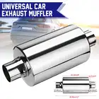 51 мм 2-дюймовый автомобильный выхлопной глушитель резонатор из нержавеющей стали выхлопная газовая универсальная для внедорожника пикапа