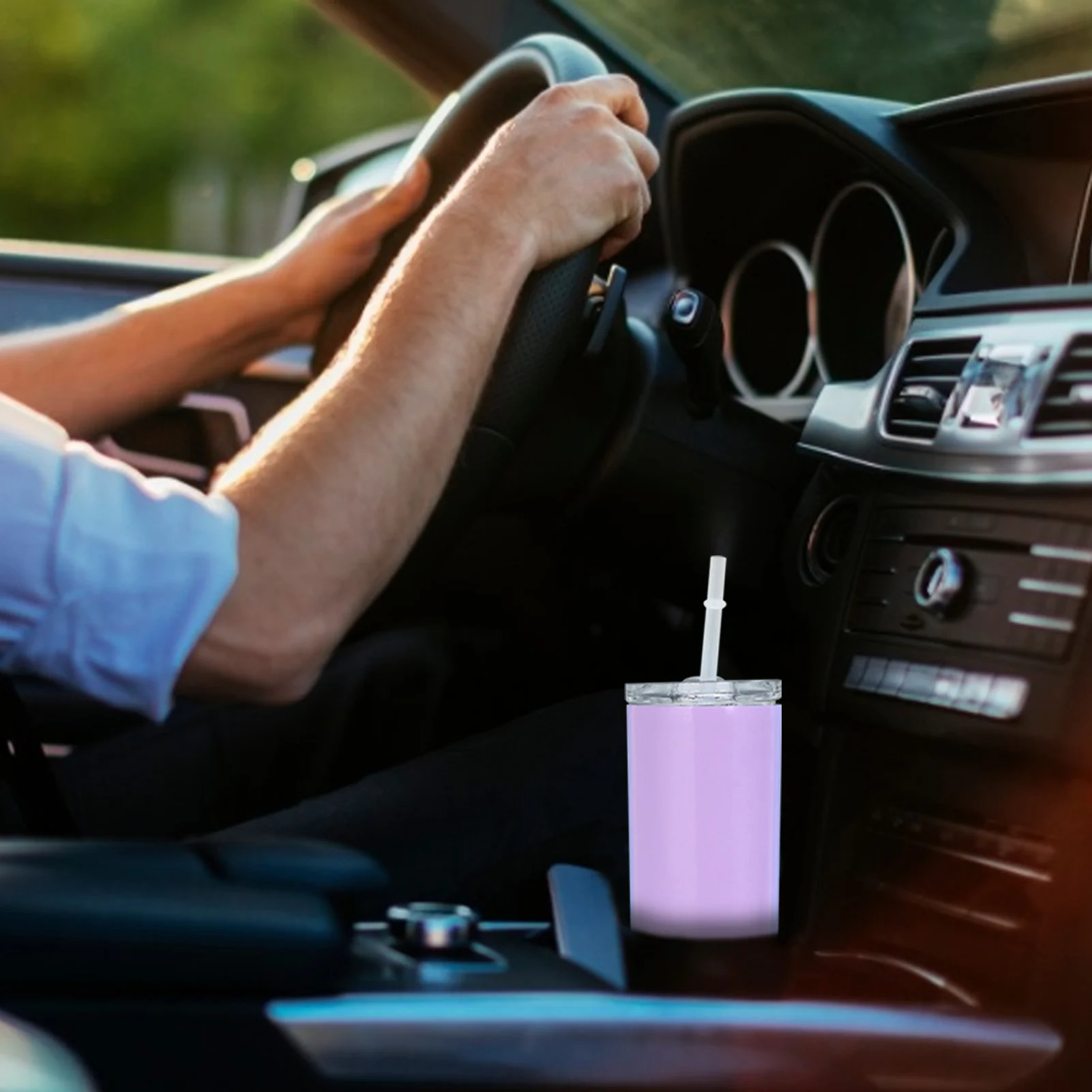 

20oz Stainless Steel Skinny Tumbler With Lid Straw Skinny Cup Wine Tumblers Mugs Double Wall Vacuum Insulated Cup Water Bottle