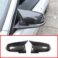real carbon fiber exterior rearview mirrors caps cover for bmw f20 f22 f30 f31 gt f34 f32 f33 x1 e84 2013 2018 replacement parts