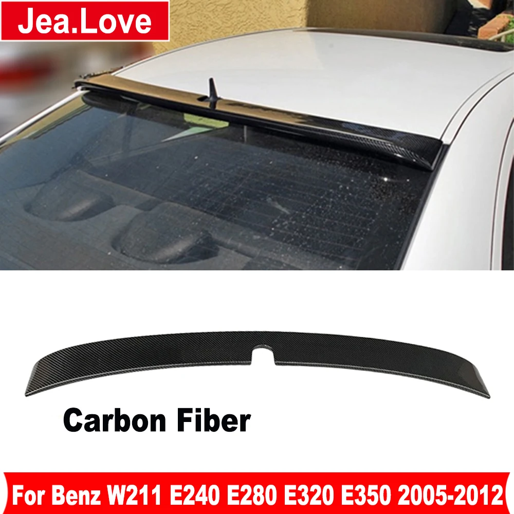 

AMG Real Carbon Fiber Rear Trunk Wing Spoiler Tail Decoration Car Styling For Benz W211 E240 E280 E320 E350 2005-2012