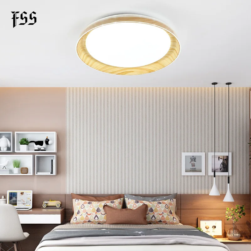 Fss современный круглый светодиодный потолочный светильник s для гостиной