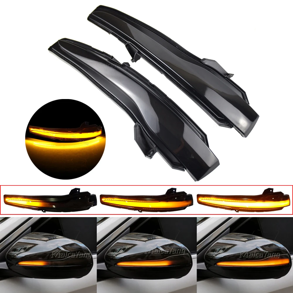 Светодиодный динамический боковой индикатор зеркала заднего вида Световой для