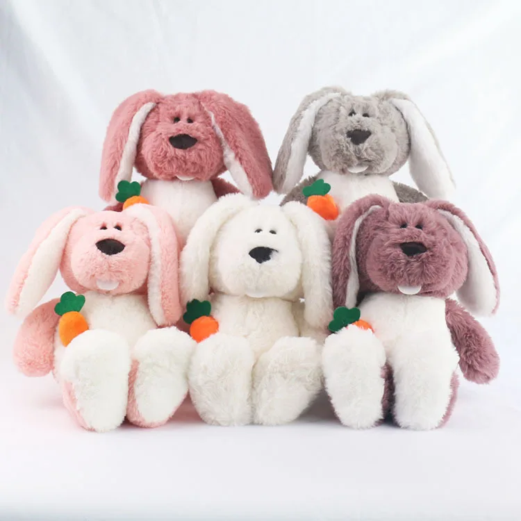 Плюшевый кролик Кролик 30 см морковка мягкие игрушки Успокаивающая кукла подарок