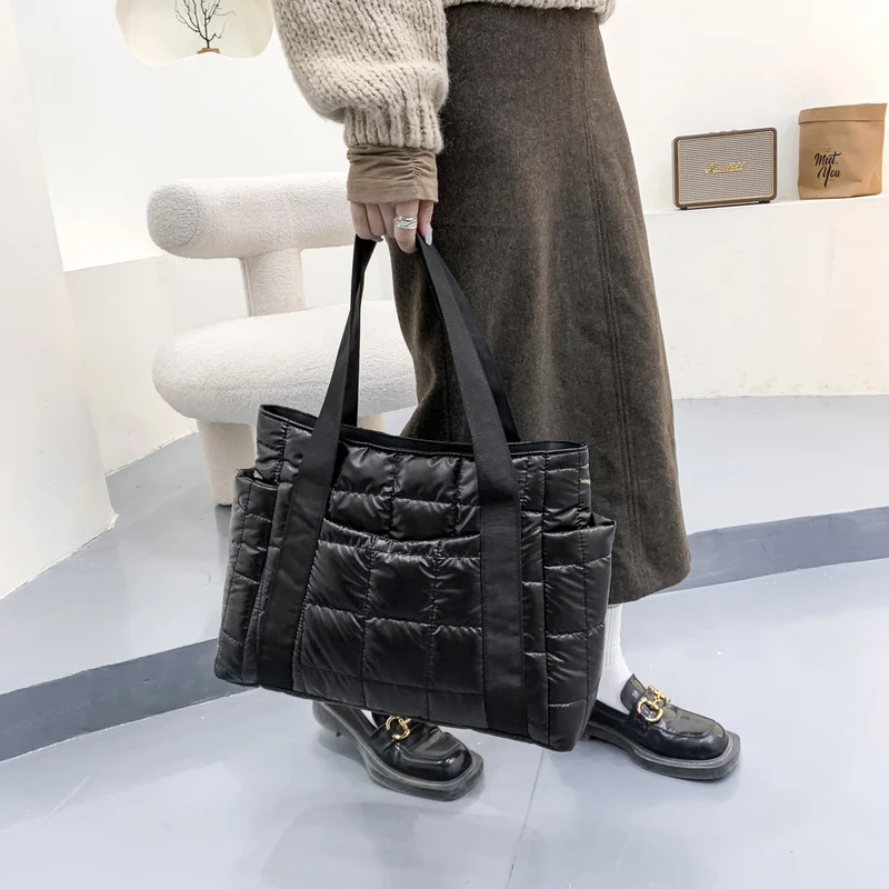 Роскошный дизайн Женская Новинка 2021 зимняя пуховая хлопковая куртка сумки