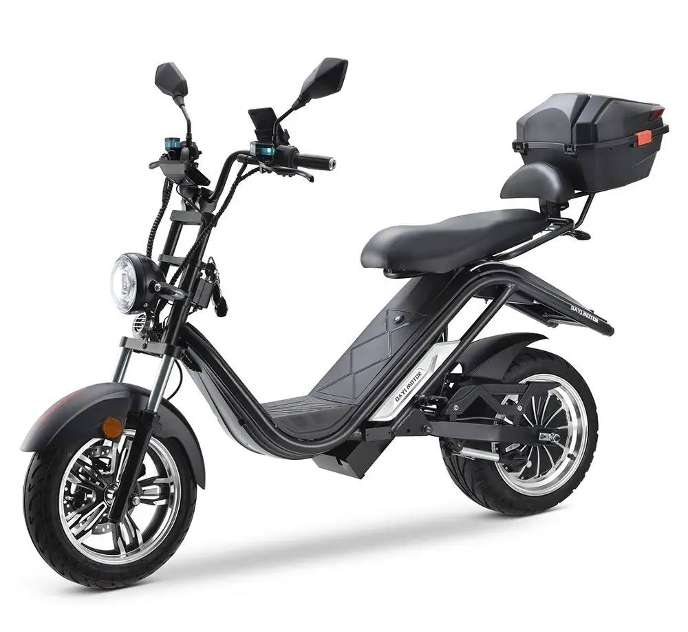 Verkaufen C1-031 5,0 Citycoco Elektrische Motorrad Roller Abnehmbare Batterie Elektrische Fahrzeug Road Gesetz EWG/COC 60V 38AH 4000W