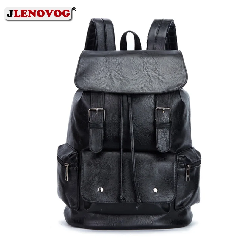 Рюкзаки для путешествий из искусственной кожи отдыха Винтажный Мужской кожаный