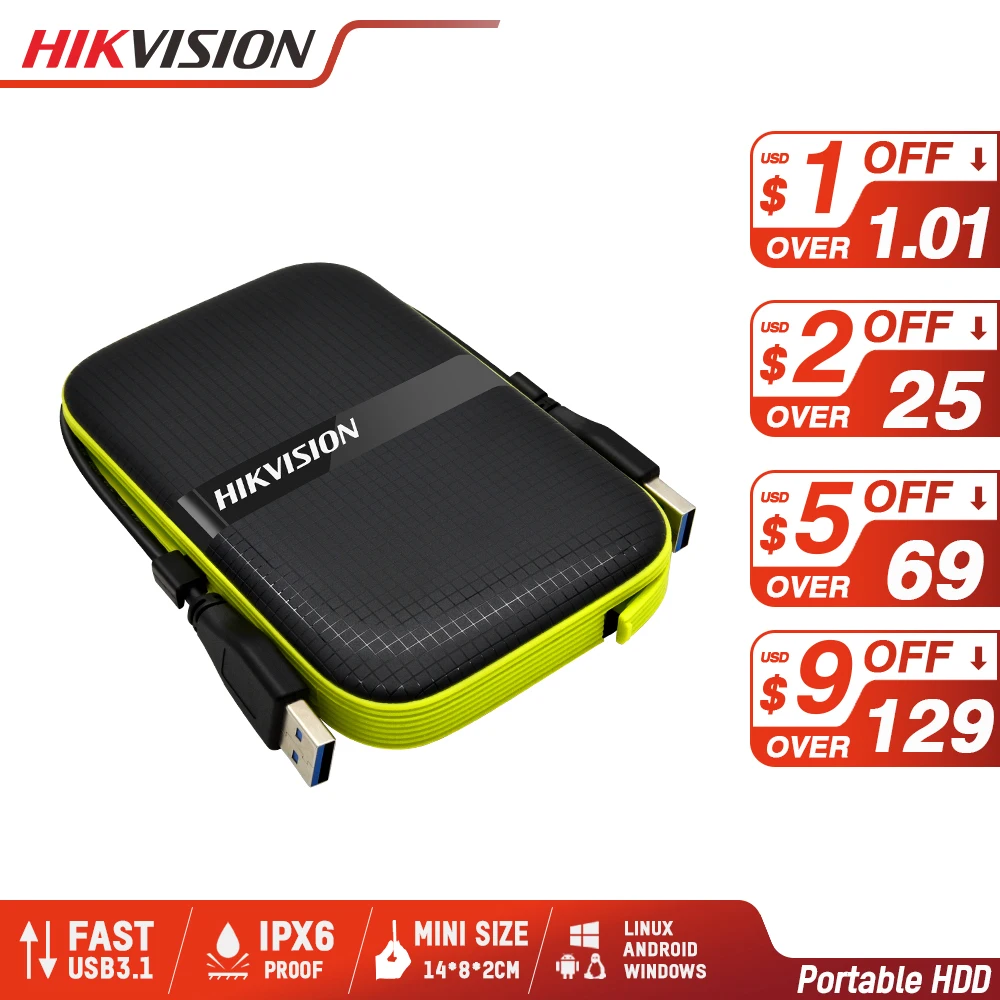 Hikvision     1   HDD 2  USB3.1 Gen1       