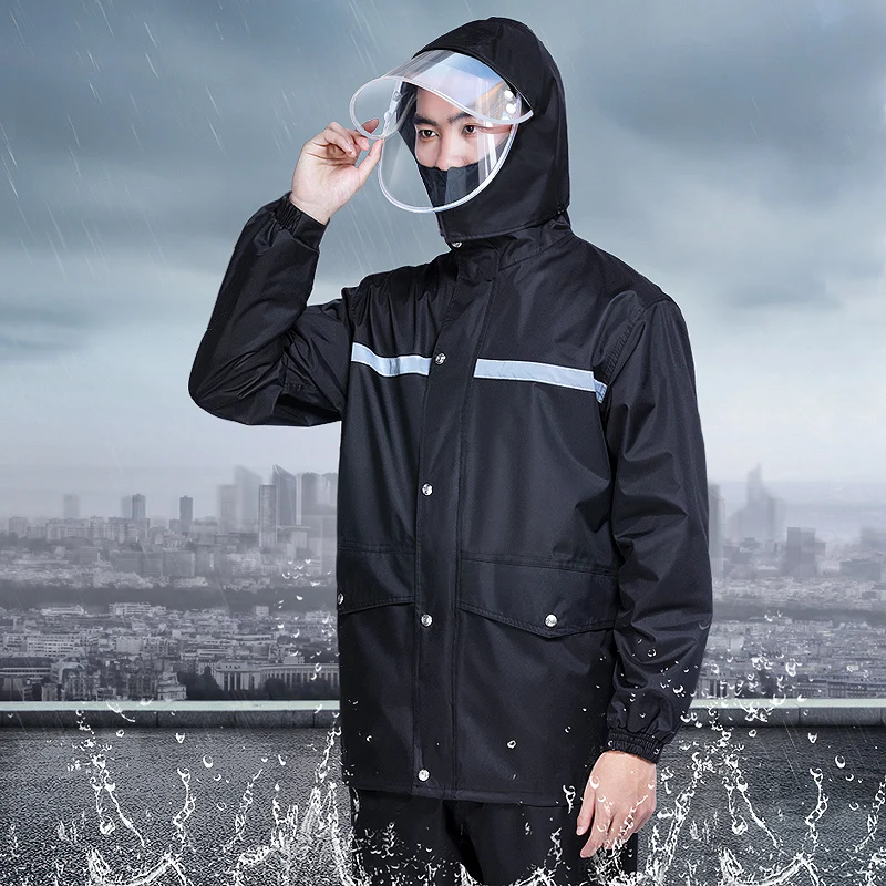 

Raincoat rain pants Electric motorcycle riding full body rainproof raincoat