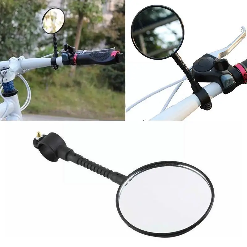 

Mirror For Bike Bicycle Rearview Handlebar Mirrors Safety View Wide Rear Back Range Bicycle Accessories Mirror Reflector G7j9
