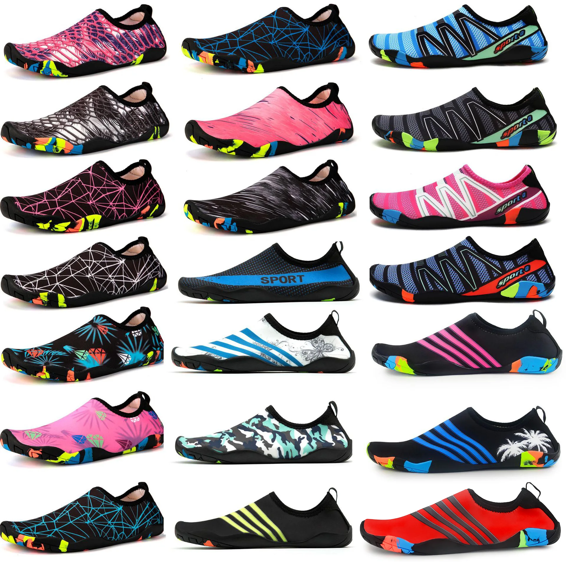 

KUAIBULONG Diving Shoes Snorkeling Shoes, Wading Shoes, Outdoor Beach Shoes Men's and Women's Swimming Shoes