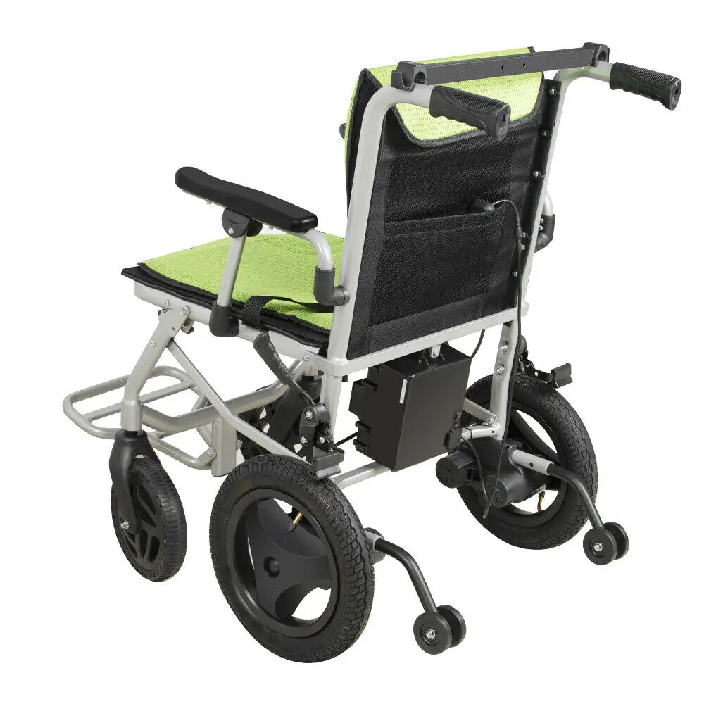 Легкая Электрическая Складная портативная инвалидная коляска для пожилых людей