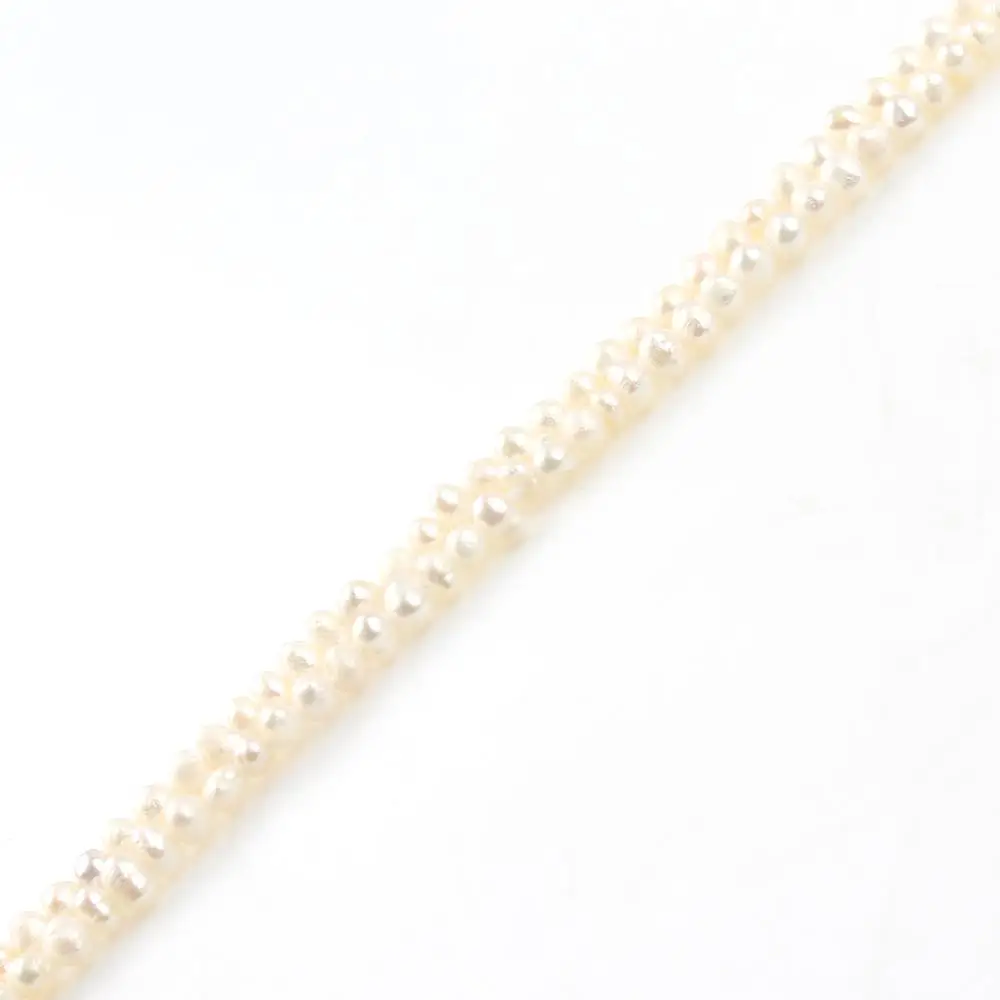 Круглые бусины из натурального белого пресноводного жемчуга 2 5-3 мм свободные